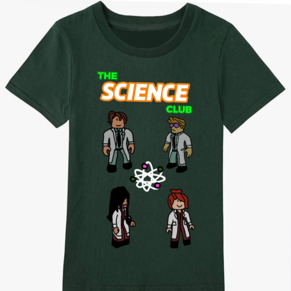 Roblox Kids Dark Green Graphic Shirt